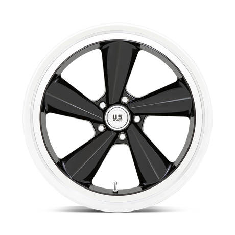 US Mags TS Gloss Black w/ Diamond Cut Lip Wheel (U136) | Dirty Garage