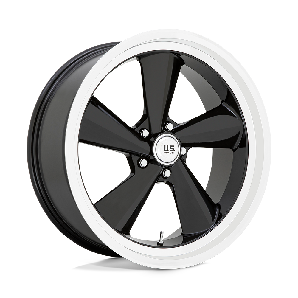 US Mags TS Gloss Black w/ Diamond Cut Lip Wheel (U136) | Dirty Garage