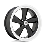US Mags TS Gloss Black w/ Diamond Cut Lip Wheel (U136) | Dirty Garage