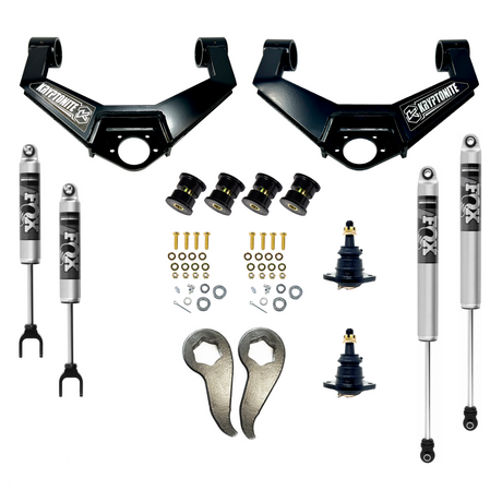 2011-2019 GM HD 1-2" Stage 3 Leveling Kit with Fox Shocks | Dirty Garage