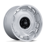 US Mags Arlington Silver Matte Black Center w/ Diamond Cut Lip Wheel (UC146) | Dirty Garage