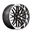 US Mags Santa Cruz Gloss Black w/ Diamond Cut Lip Wheel (U138) | Dirty Garage