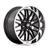 US Mags Santa Cruz Gloss Black w/ Diamond Cut Lip Wheel (U138) | Dirty Garage