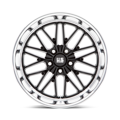 US Mags Santa Cruz Gloss Black w/ Diamond Cut Lip Wheel (U138) | Dirty Garage