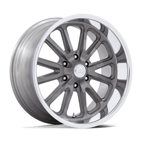 US Mags Rambler 6 Matte Gunmetal w/ Diamond Cut Lip Wheel (UC145) | Dirty Garage