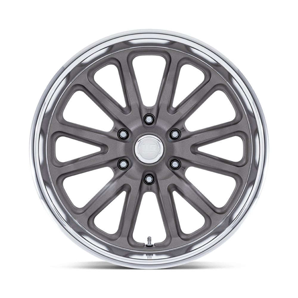 US Mags Rambler 6 Matte Gunmetal w/ Diamond Cut Lip Wheel (UC145) | Dirty Garage