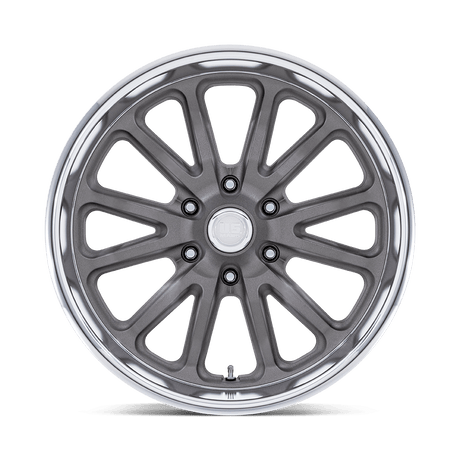 US Mags Rambler 6 Matte Gunmetal w/ Diamond Cut Lip Wheel (UC145) | Dirty Garage
