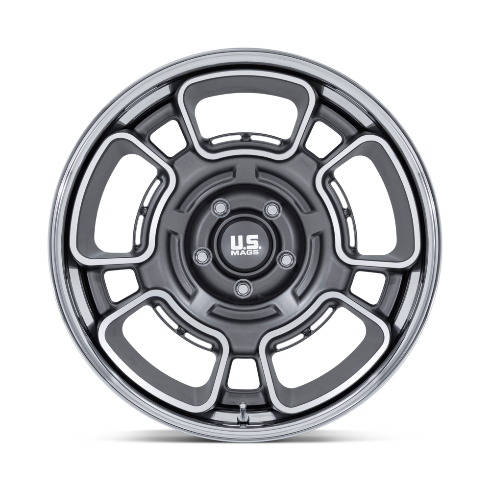 US Mags Flagstaff Anthracite w/ Machined Face & Chrome Lip Wheel (UC147) | Dirty Garage