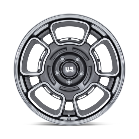 US Mags Flagstaff Anthracite w/ Machined Face & Chrome Lip Wheel (UC147) | Dirty Garage