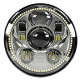 Universal 5.75" Motorcycle Headlight  w/ DRL Halo (10-20210/10-20209)
