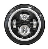 Universal 7" Headlight for Motorcycles & Jeeps w/Halo Daytime Running Light (10-20216)