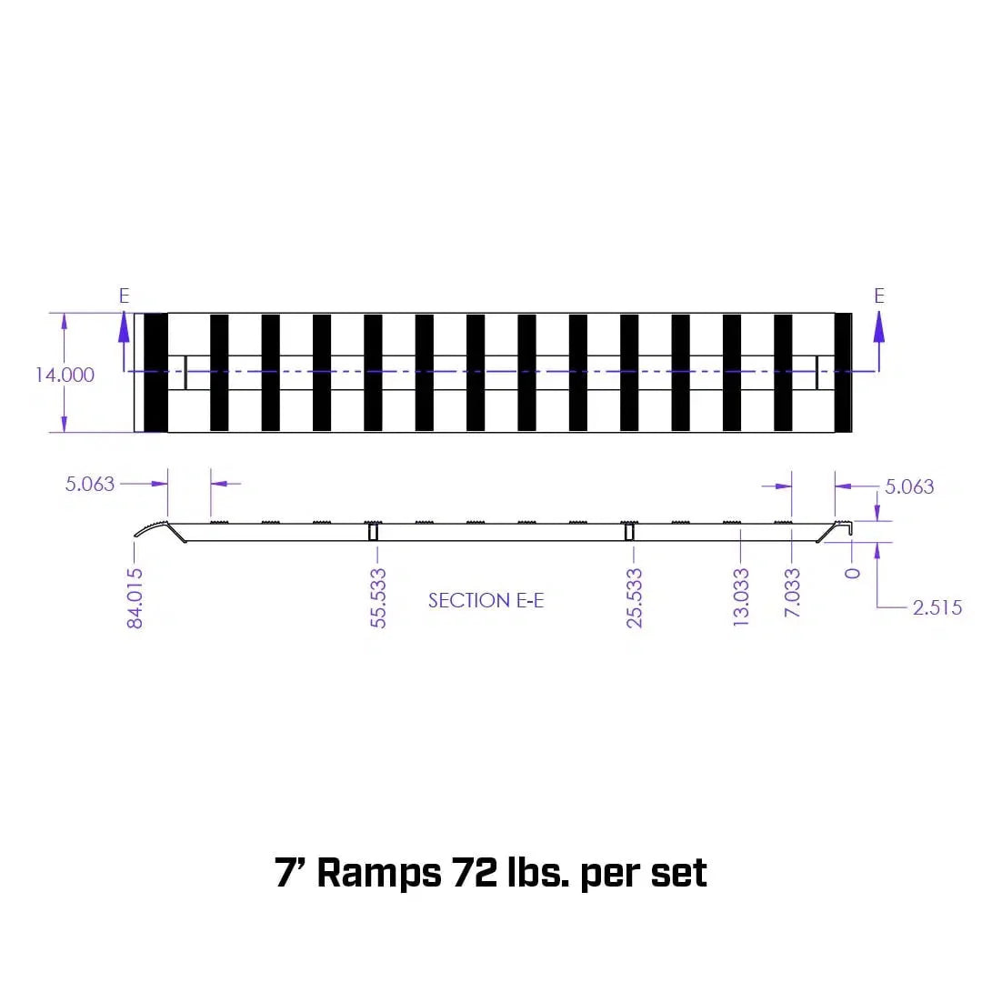 Universal Aluminum Loading Ramps