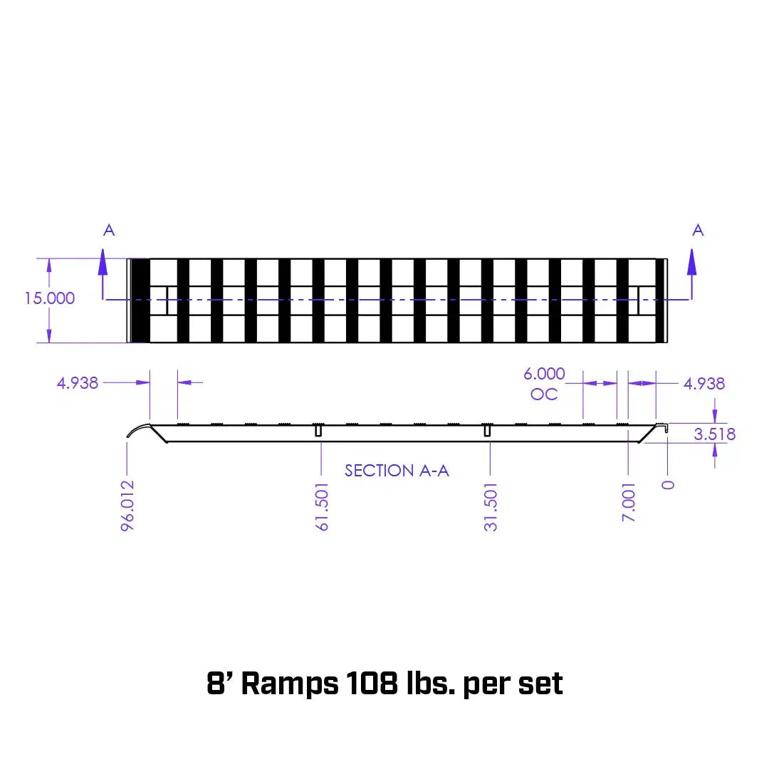 Universal Aluminum Loading Ramps