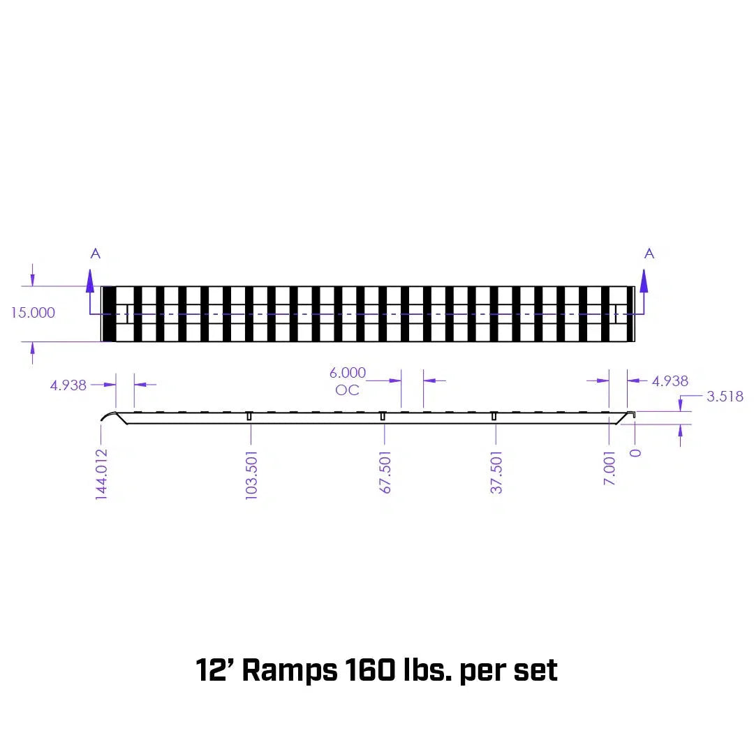 Universal Aluminum Loading Ramps