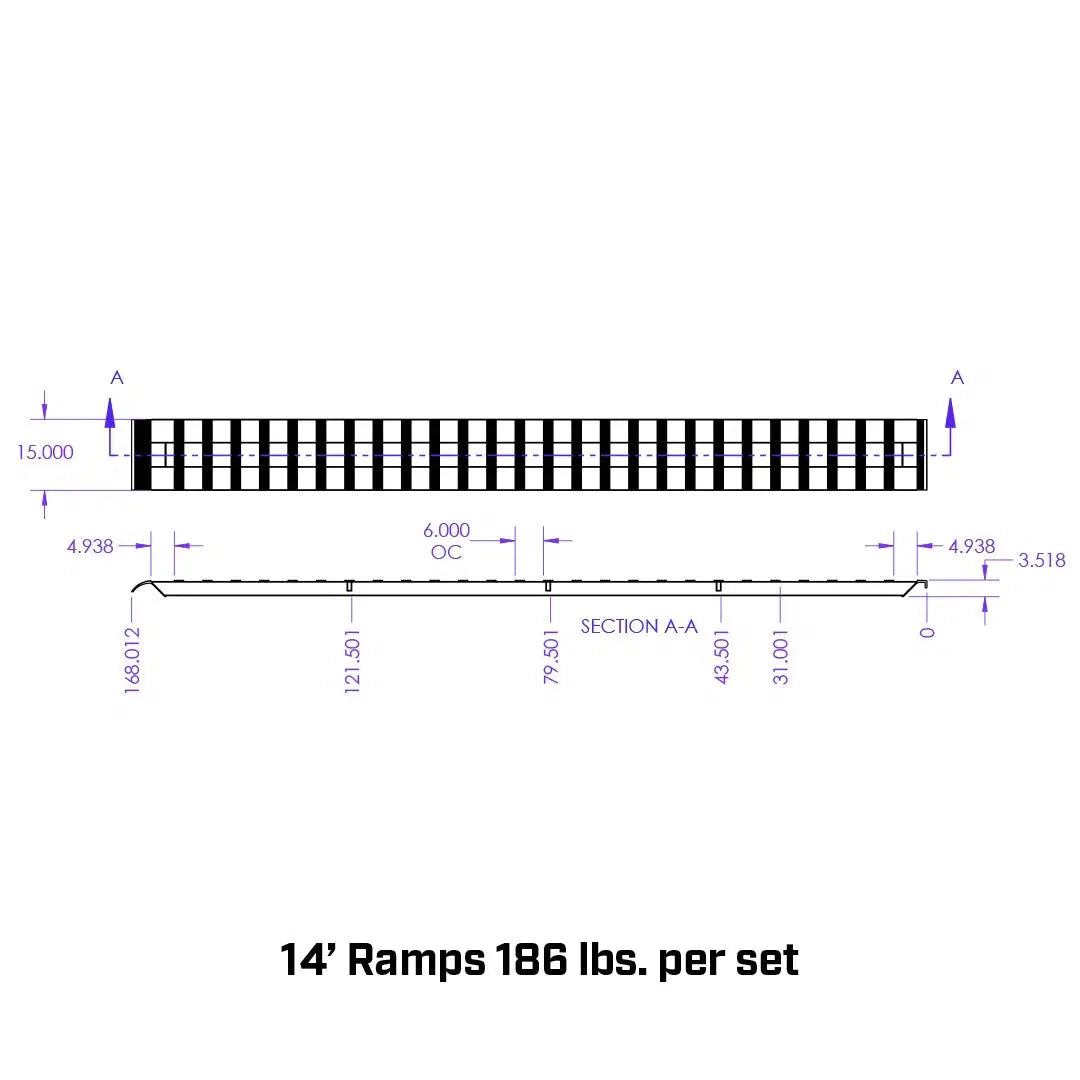 Universal Aluminum Loading Ramps
