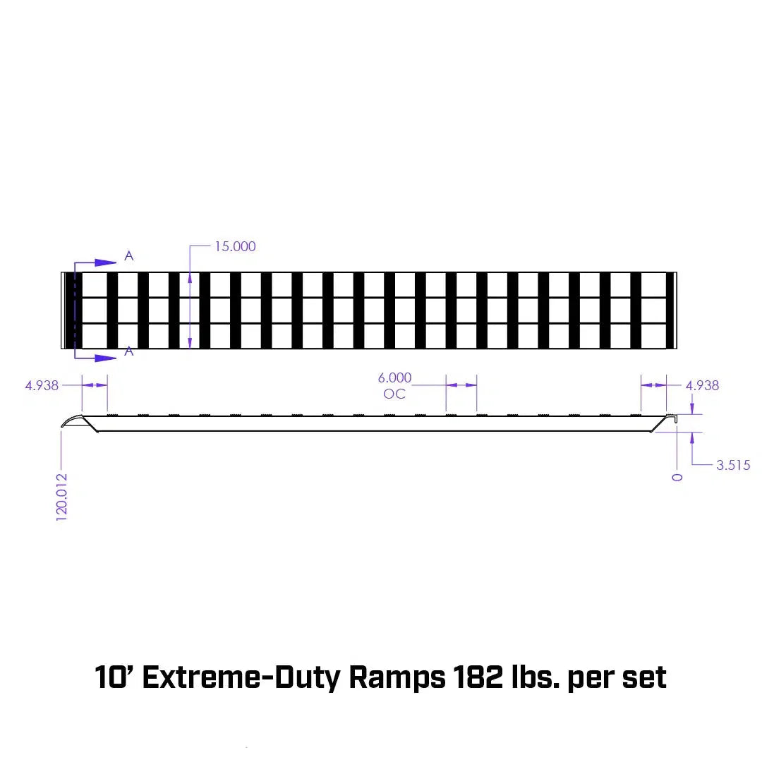 Universal Aluminum Loading Ramps