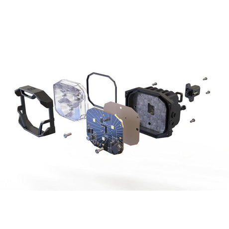 Universal Ford/Subaru 4Banger S Type Fog Light Brackets - View 3 | Dirty Garage