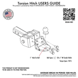 Universal Glyder Torsion-Flex Ball mount w/2" Shank (GH-1200X)