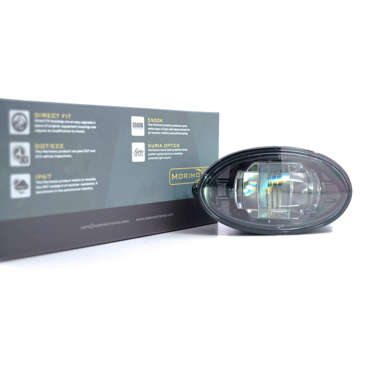 Universal Honda XB LED Black Fog Light (LF170)