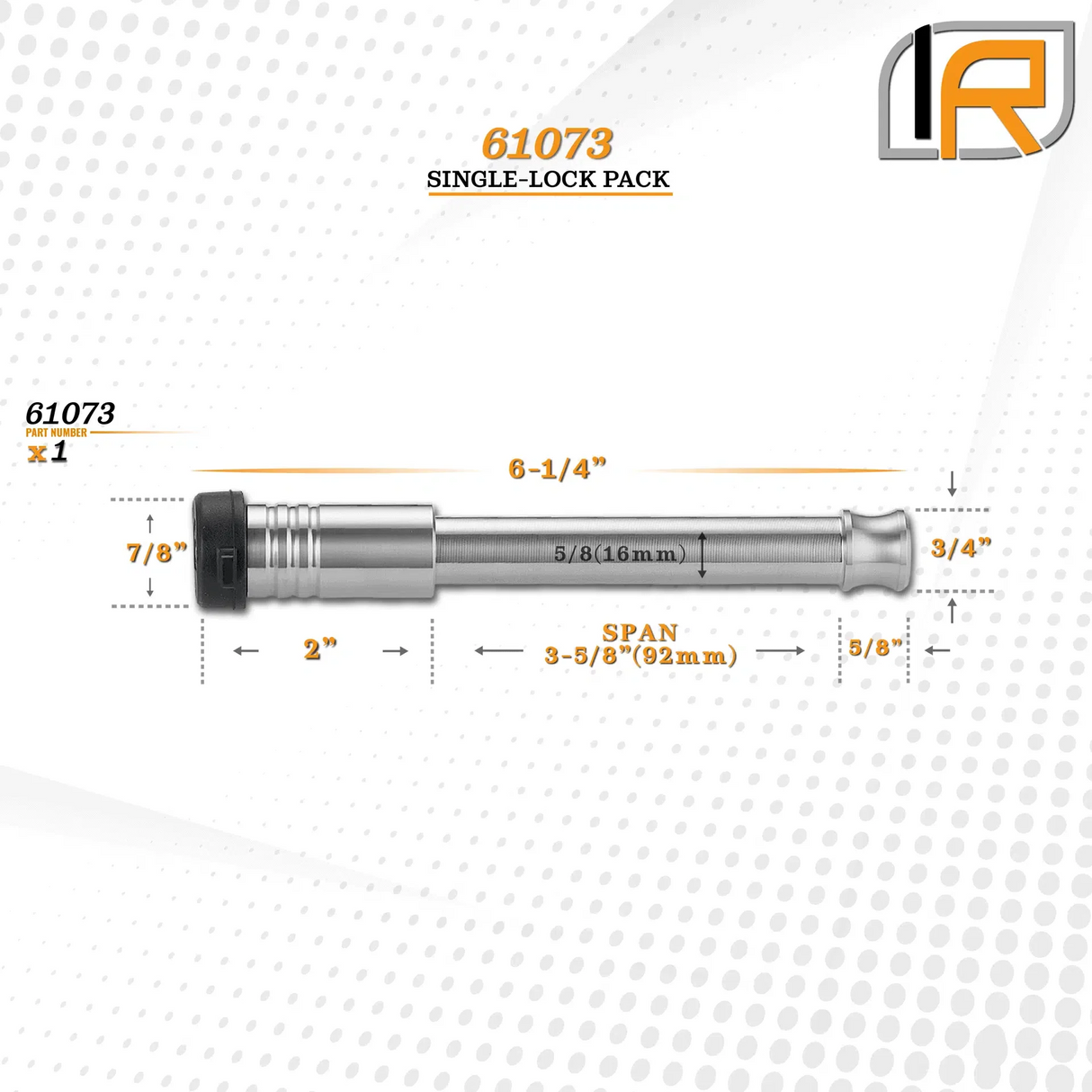 Universal InfiniteRule Locking Hitch Pin (GH-3/4lock)