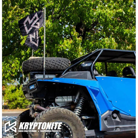Universal KRYPTONITE 'K' Series Dune Flag - View 3 | Dirty Garage