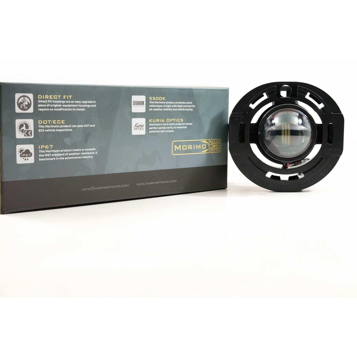 Universal Mopar XB LED Black Fog Lights (LF620)