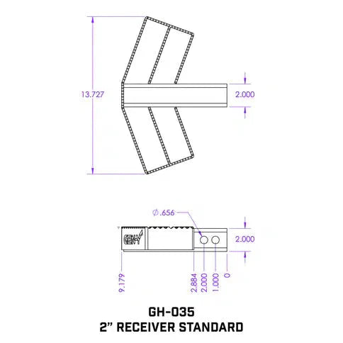 Universal Serrated Hitch Step (GH-035)