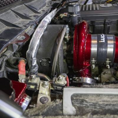 Universal T4 Turbo Heat Blanket - View 3 | Dirty Garage