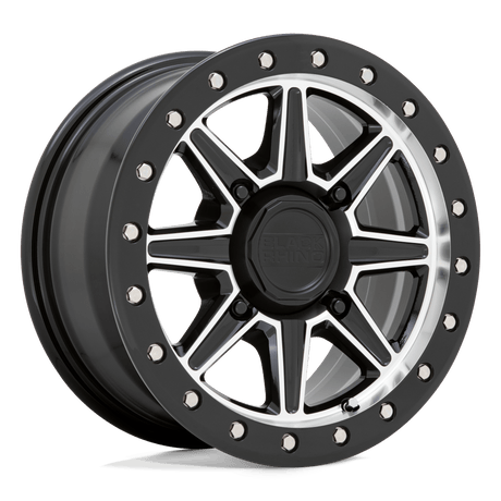 Black Rhino Webb UTV Gloss Black Machined Wheel | Dirty Garage