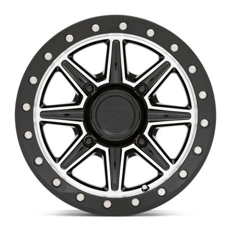 Black Rhino Webb UTV Gloss Black Machined Wheel | Dirty Garage