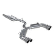 2015-2018 Audi S3 304SS 3" Quad Split Rear Exit C/B System | Dirty Garage