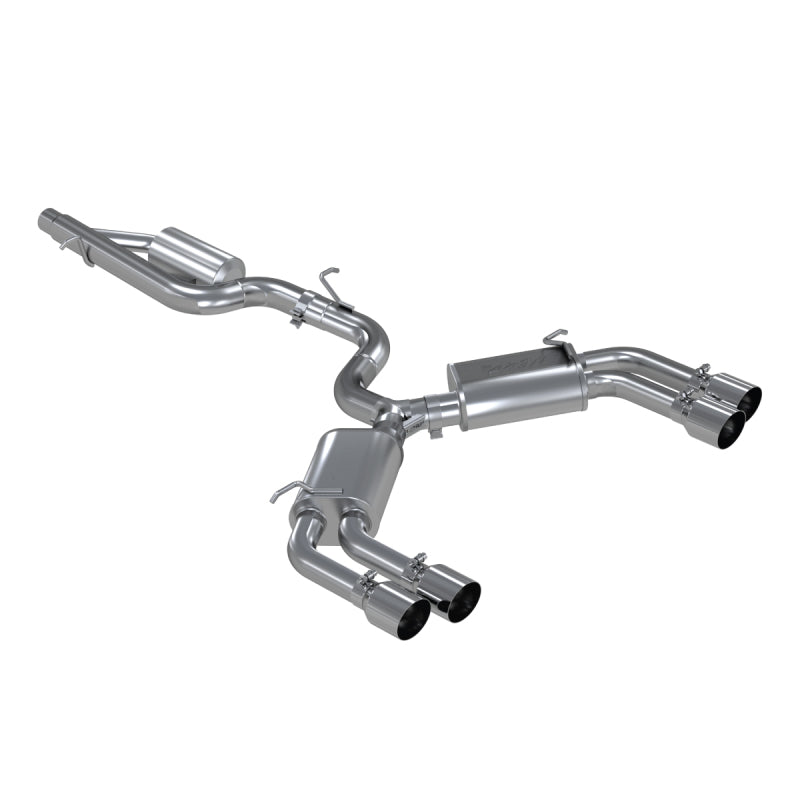 2015-2018 Audi S3 304SS 3" Quad Split Rear Exit C/B System | Dirty Garage