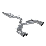 2015-2018 Audi S3 304SS 3" Quad Split Rear Exit C/B System | Dirty Garage