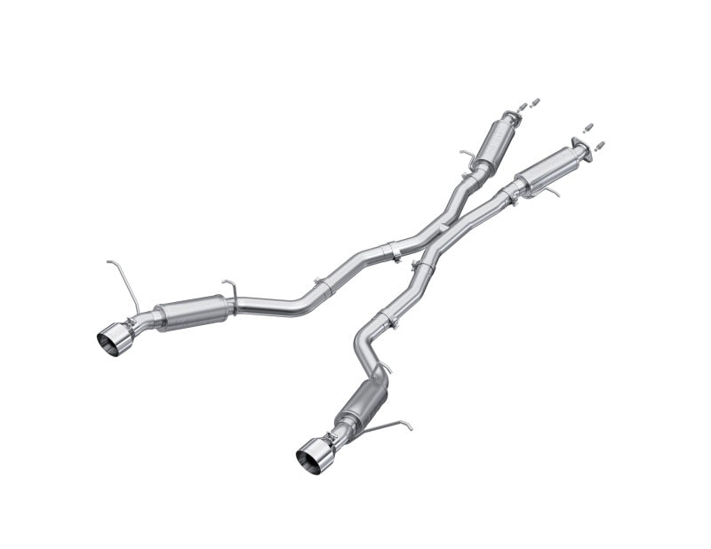 2012-2024 Grand Cherokee SRT 6.4L 3" Dual Rear Exit Aluminized Catback Exhaust T304 Tips | Dirty Garage