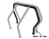 Go Rhino RHINO Bed Bar - Rear Main B bar - Black | Dirty Garage