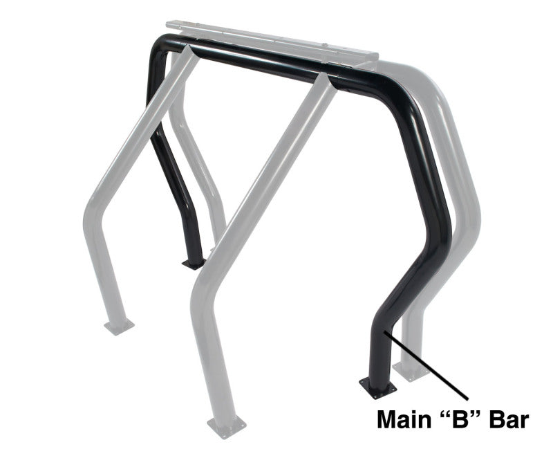 Go Rhino RHINO Bed Bar - Rear Main B bar - Black | Dirty Garage