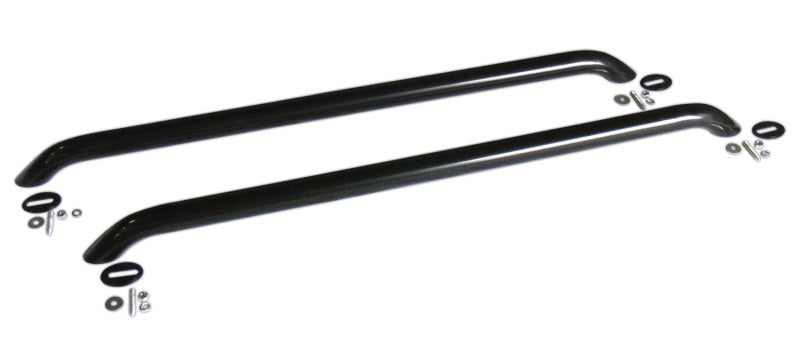 Go Rhino Bed Rails - 47 1/2in Long - w/o Base Plates - Black - View 2 | Dirty Garage