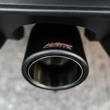 Universal Carbon Fiber Tip 4" OD 2.5" Inlet 7.7" L - View 3 | Dirty Garage