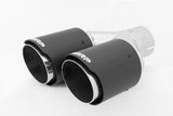 Universal Carbon Fiber Dual Tip 3.5" OD 2.5" Inlet - View 3 | Dirty Garage