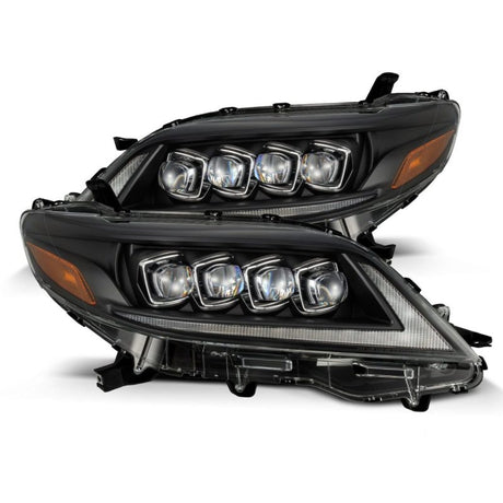 2011-2020 Sienna Nova-Series LED Projector Black Headlights Active Light Sequential Signal DRL - View 6 | Dirty Garage