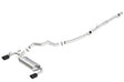Borla 16-18 Ford Focus RS 2.3L MT AWD ATAK Catback Exhaust w/ Black Chrome Tip | Dirty Garage