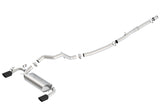 Borla 16-18 Ford Focus RS 2.3L MT AWD ATAK Catback Exhaust w/ Black Chrome Tip | Dirty Garage