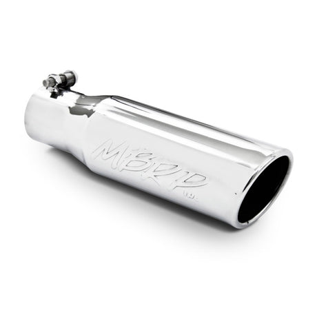 Universal 3" OD Angled Rolled End Tip 10" Length 2" Inlet - View 4 | Dirty Garage