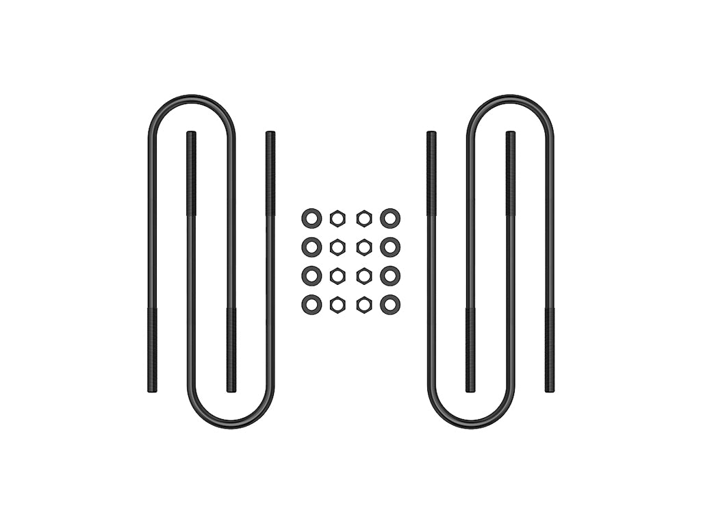 1999-2012 Ram HD ICON Leaf Spring Axle U-Bolt Kit | Dirty Garage