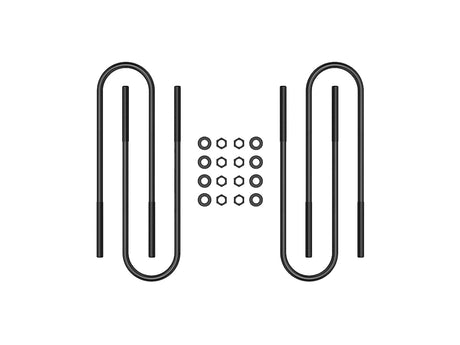 1999-2012 Ram HD ICON Leaf Spring Axle U-Bolt Kit | Dirty Garage