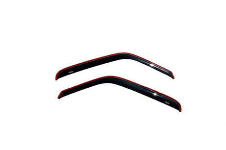 1999-2011 Ranger Fixed Window Ventvisor In-Channel Window Deflectors Smoke 2-Piece - View 8 | Dirty Garage