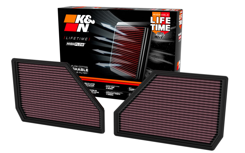 2025+ X5 M V8-4.4L High-Flow Replacement Air Filter - View 3 | Dirty Garage