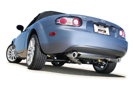 Borla 06-14 Mazda MX-5 Miata 2.0L RWD Twin-Tip Cat Back Exhaust - View 4 | Dirty Garage