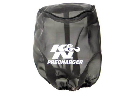 Universal PreCharger Tapered Air Filter Wrap Black 6in Height/6in Diameter - View 2 | Dirty Garage