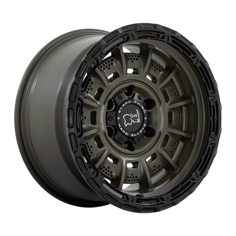 Black Rhino Legion Olive Drab Green w/ Black Lip Wheel | Dirty Garage